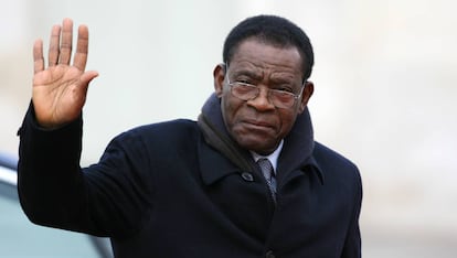 El presidente de Guinea Ecuatorial, Teodoro Obiang, en 2013.