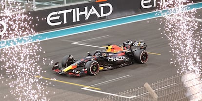 Max Verstappen durante el Gran Premio de Abu Dabi.