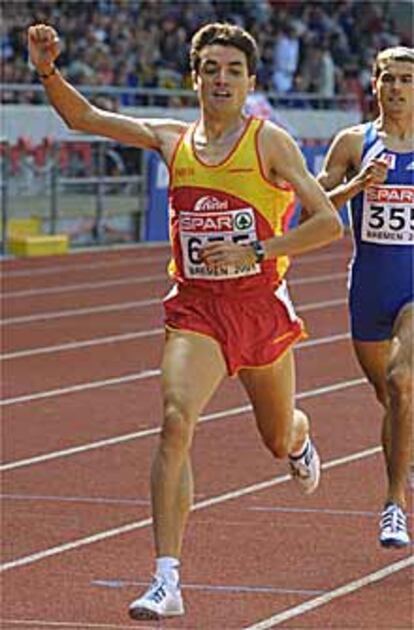 José Antonio Redolat, en su triunfo en los 1.500 metros.