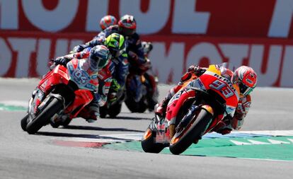 Marc Márquez, en el GP de Holanda en Assen en 2018.