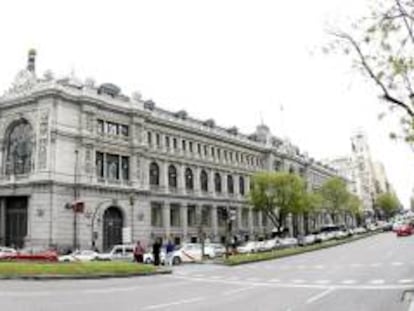 Vista de la fachada del Banco de España. EFE/Archivo