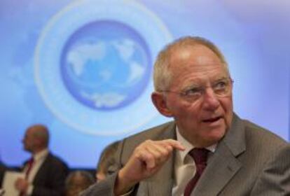 En la imagen, el ministro de Finanzas de Alemania, Wolfgang Schauble. EFE/Archivo