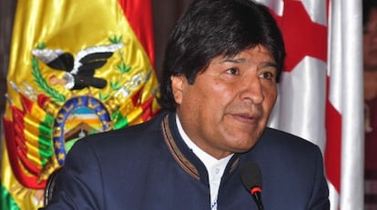 El presidente de Bolivia, Evo Morales, este martes.