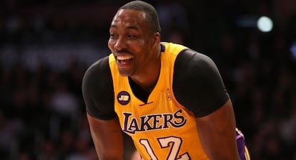 Dwight Howard, en un partido de este febrero con los Lakers.