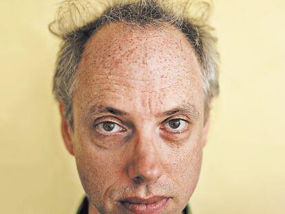 Todd Solondz, el hombre del pelo raro, posa para EP3 en Venecia.