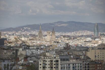 El cel de Barcelona net el divendres passat