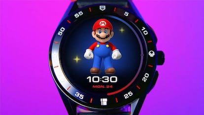 Esfera del TAG Heuer Connected x Super Mario