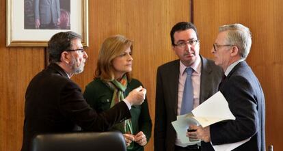 Junta de portavoces celebrada este mi&eacute;rcoles en el Parlamento andaluz.