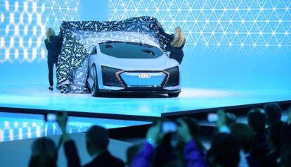 Aicon, el prototipo de coche aut&oacute;nomo y el&eacute;ctrico presentado por Audi en el Sal&oacute;n de Frankfurt