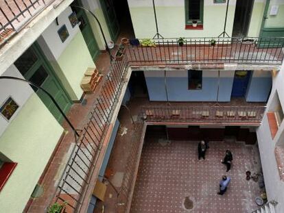 Interior del Patio Maravillas, en abril de 2011.