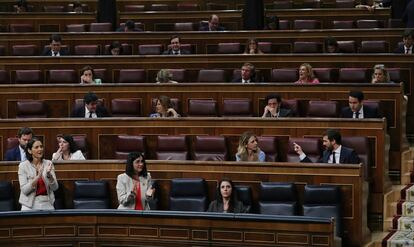 Pleno del Congreso de los Diputados, este miércoles en el Congreso.