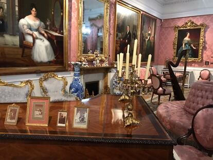 Una de las salas del Museo del Romanticismo en Madrid.