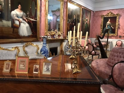 Una de las salas del Museo del Romanticismo en Madrid.