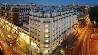 Exterior del London Marriott Hotel Park Lane.