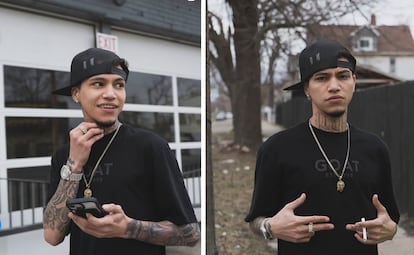 David González, Davicito creador de contenido en Tik Tok y coautores del tema Donaltron.