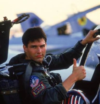 Ton Cruise, en su papel de Maverick en 'Top Gun'.