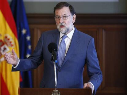 Mariano Rajoy, aquest dissabte.