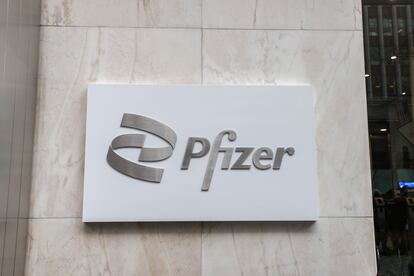 Nuevo logo de Pfizer.