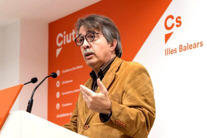 El portavoz de Ciudadanos en Baleares y diputado autonómico Xavier Pericay.