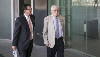 Daniel Os&aacute;car, a su llegada al juicio el martes.