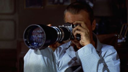 Fotograma de 'La ventana indiscreta', de Hitchcock.