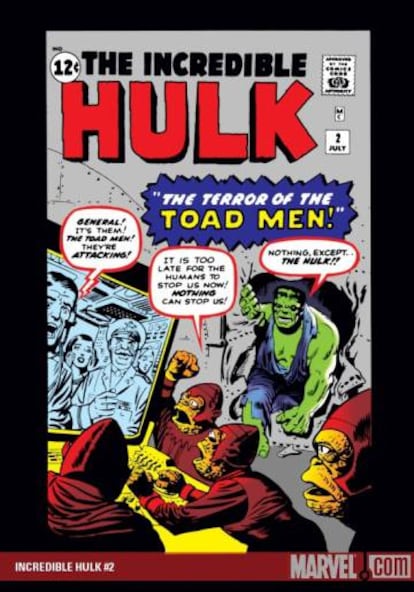 Portada del segundo número de El Increíble Hulk (1962)