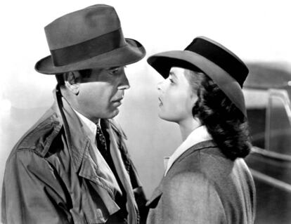 Humphrey Bogart y Ingrid Bergman, en la escena final de 'Casablanca'.