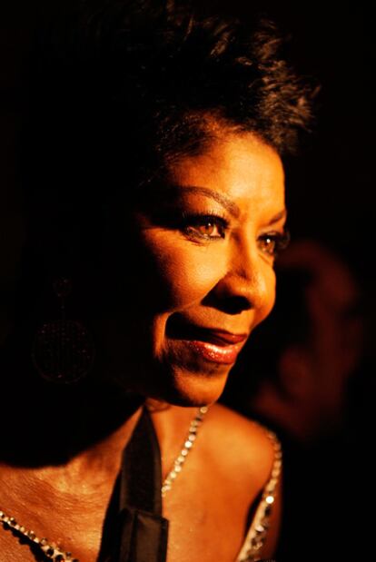 Natalie Cole en su 60 cumpleaños el pasado febrero.