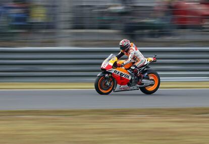 Márquez, al circuit de Motegi (Japó)