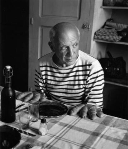 'Los panecillos de Picasso' (1952), de Robert Doisneau.