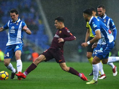 El Espanyol se enfrenta al Barcelona en la jornada 22 de la Liga Santander