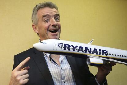 El presidente de la aerolínea de bajo coste Ryanair, Michael O'Leary.