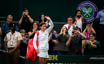 Carla Suárez en Wimbledon