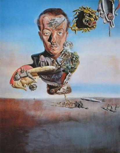 'Retrat de Paul Éluard' de Dalí que Cécile, la filla del poeta va heretar.