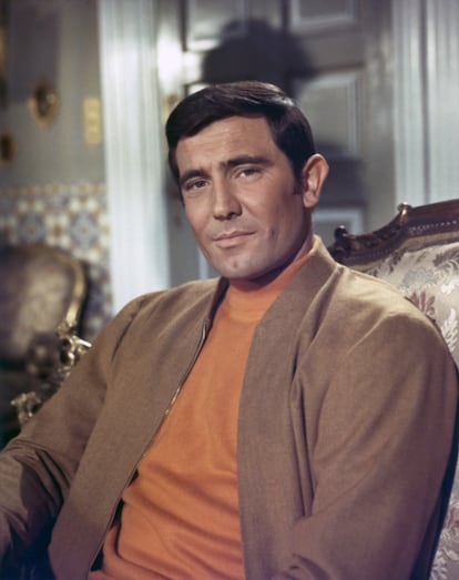 O ator australiano George Lazenby, o Bond efêmero, na rodagem de ‘A Serviço Secreto de Sua Majestade’.