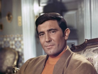 O ator australiano George Lazenby, o Bond efêmero, na rodagem de ‘A Serviço Secreto de Sua Majestade’.