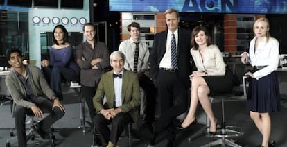 La redacción de las noticias de ACN en 'The Newsroom'