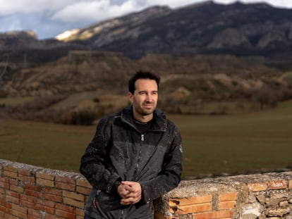 Albert Fontanet, 30, en Sant Romà d' Abella (Lleida). Kike Rincón