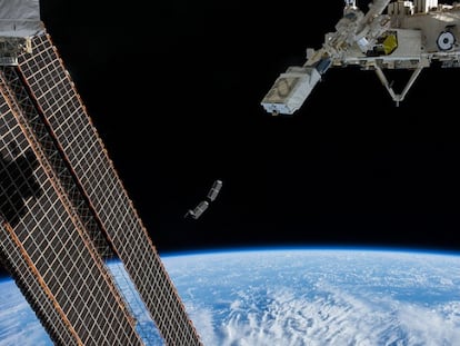 Nanosatellites launched in February from the International Space Station.