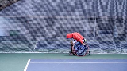 Cada día, Martín hace de tres a cuatro horas de tenis, además de una de ejercicio físico.