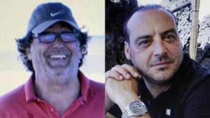 Imagen que circula en redes sociales de Emilio y Alejandro López.