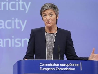 La comisaria europea de Competencia, Margrethe Vestager. 