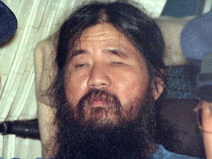 O ex-líder da seita Aum, Shoko Asahara, em 1995.