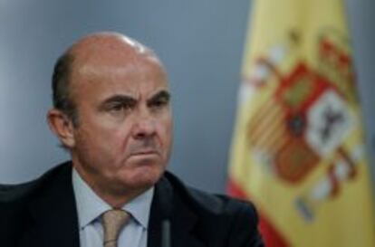 El ministro de Economía y Competitividad, Luis de Guindos.