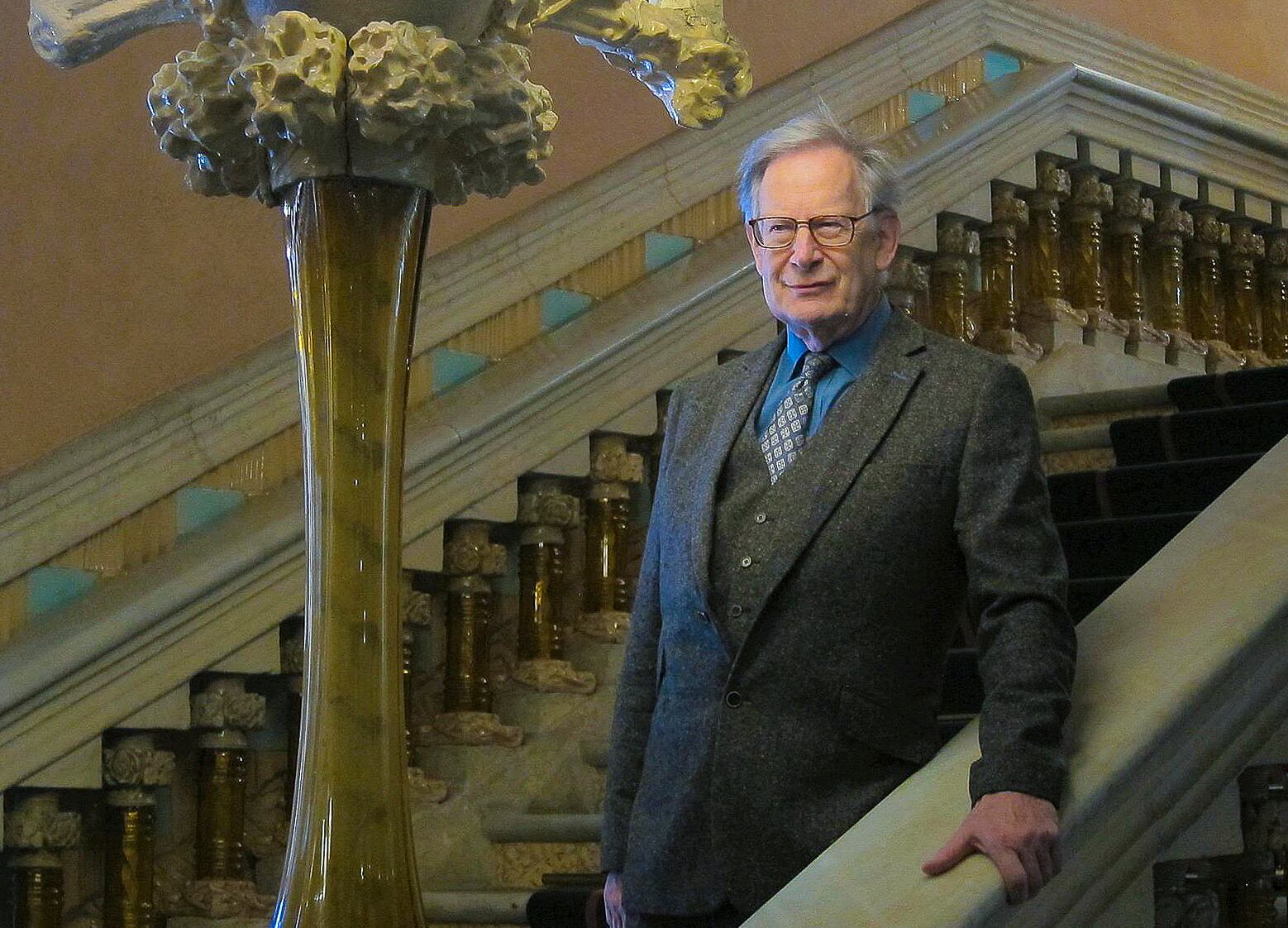 El director de orquesta John Eliot Gardiner, en el Palau de la Música Catalana en 2021.