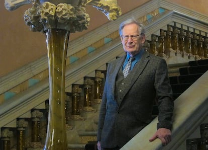 El director de orquesta John Eliot Gardiner, en el Palau de la Música Catalana en 2021.