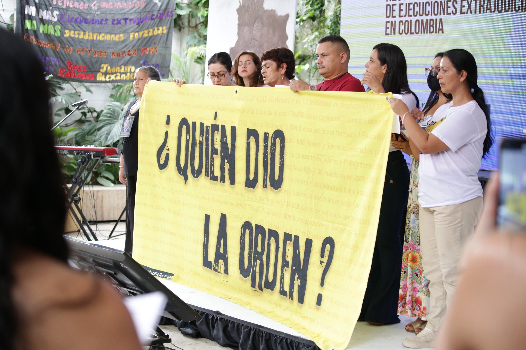 Encuentro por la Verdad: reconocimiento a las víctimas de ejecuciones extrajudiciales en Cali (Colombia), el 5 de octubre de 2021.
