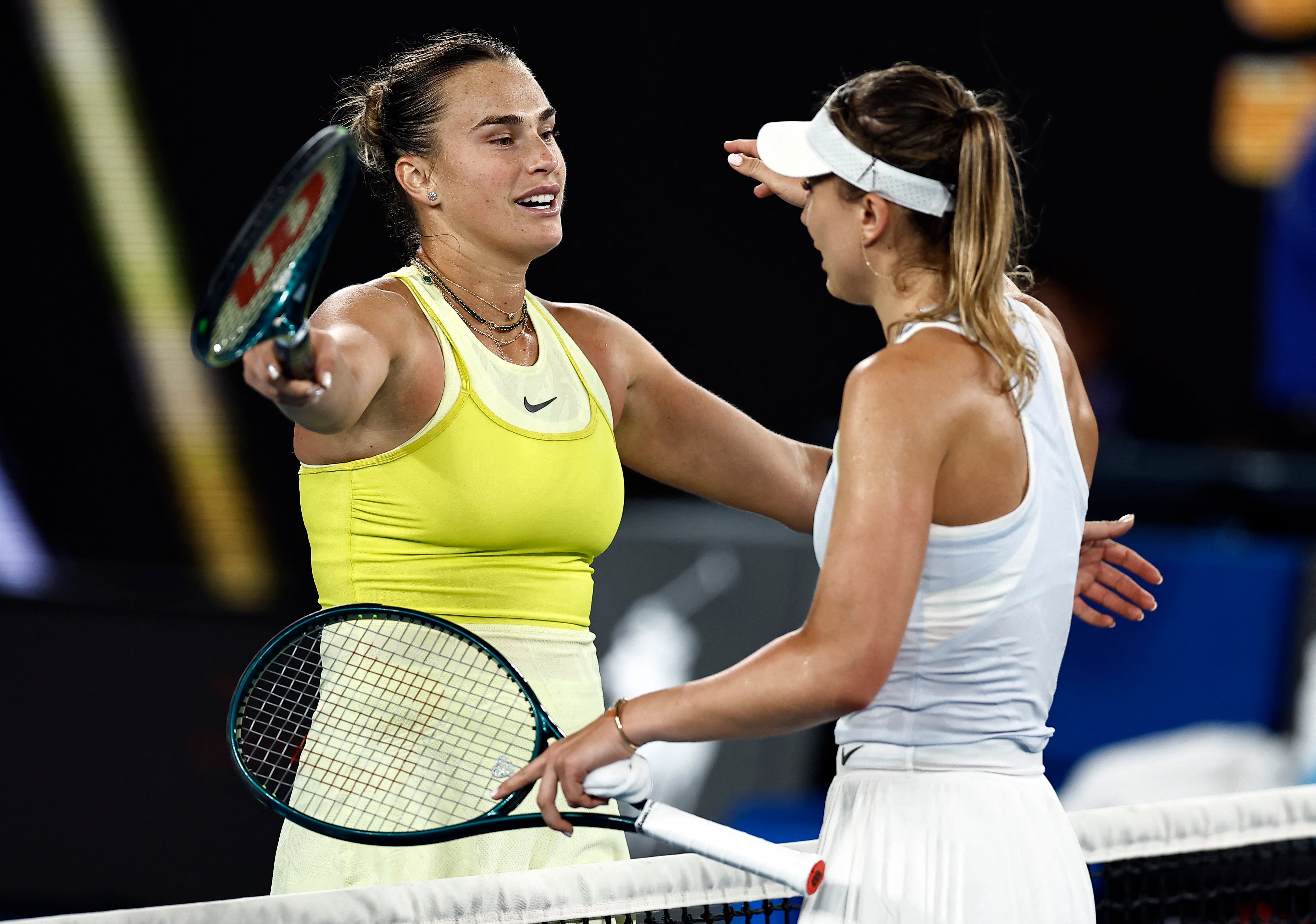 Así le hemos contado el directo del triunfo de Sabalenka sobre Badosa en la semifinal del Open de Australia