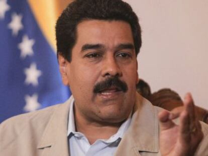 Maduro, durante la entrevista.