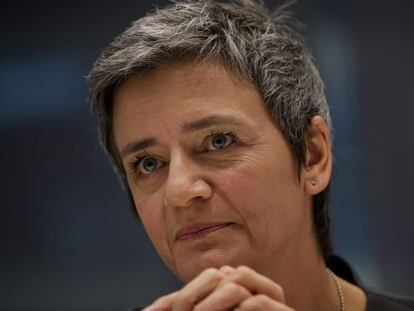 La comisaria europea de Competencia, Margrethe Vestager.